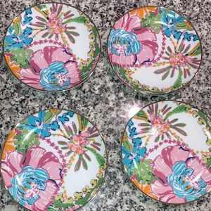 Set of 4 Lilly Pulitzer for Target plates